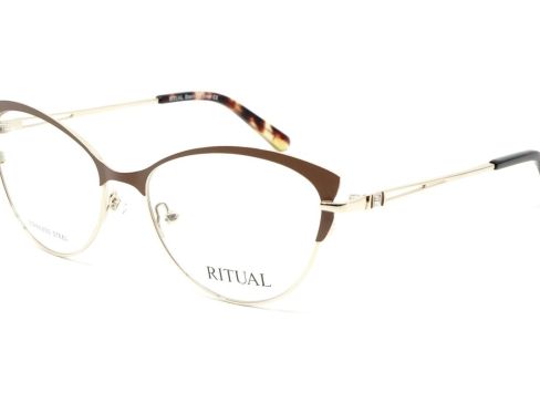 Dámské brýle Ritual hnědo-zlaté plast/kovR405C